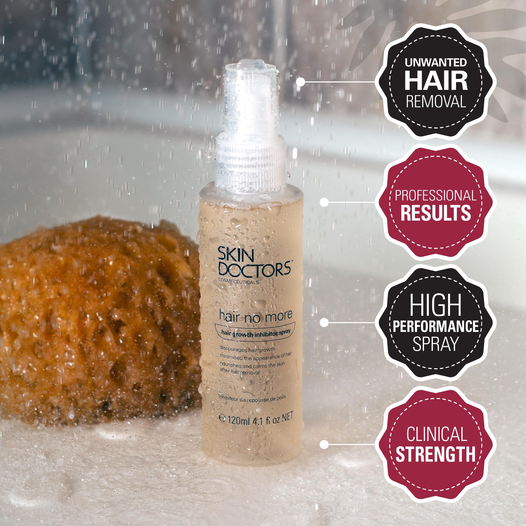 Amazon.com : Skin Doctors Hair No More Inhibitor Spray 120 ml